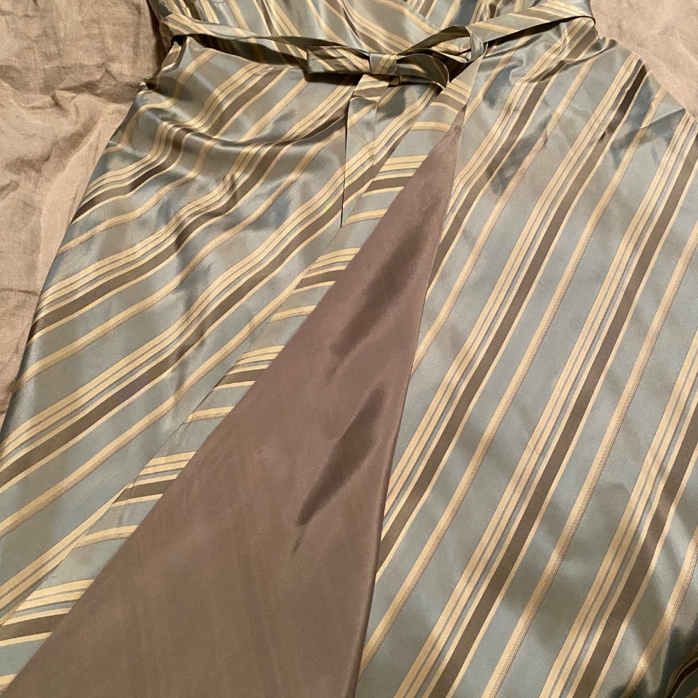 Banana Republic striped silk taffeta sundress in blues - Picture 3 of 6